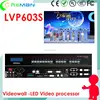 curved tv football stadium led sign board P5 , CCTV live broadcast video processor lvp605s for stadium led screen p3 p4