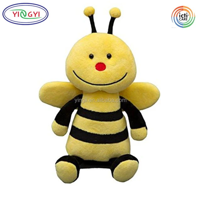 g75 high quality cute form stuffed animal soft plush bee toys