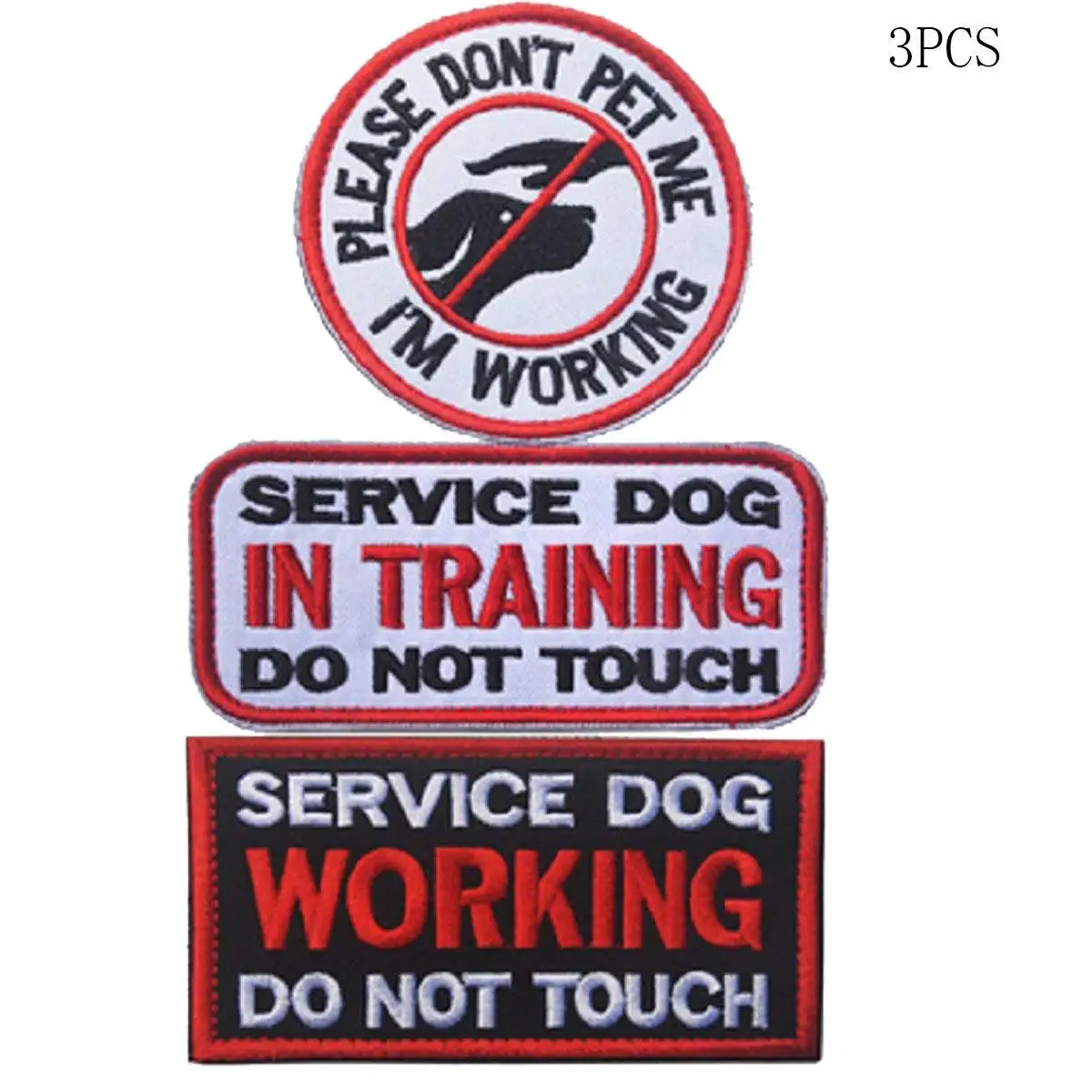 working service dog patches