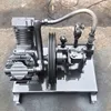 Hydraulic pressure motor drives piston air compressor no need electric control silent oil-free compressor