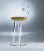 2018 new design modern transparent bar chair