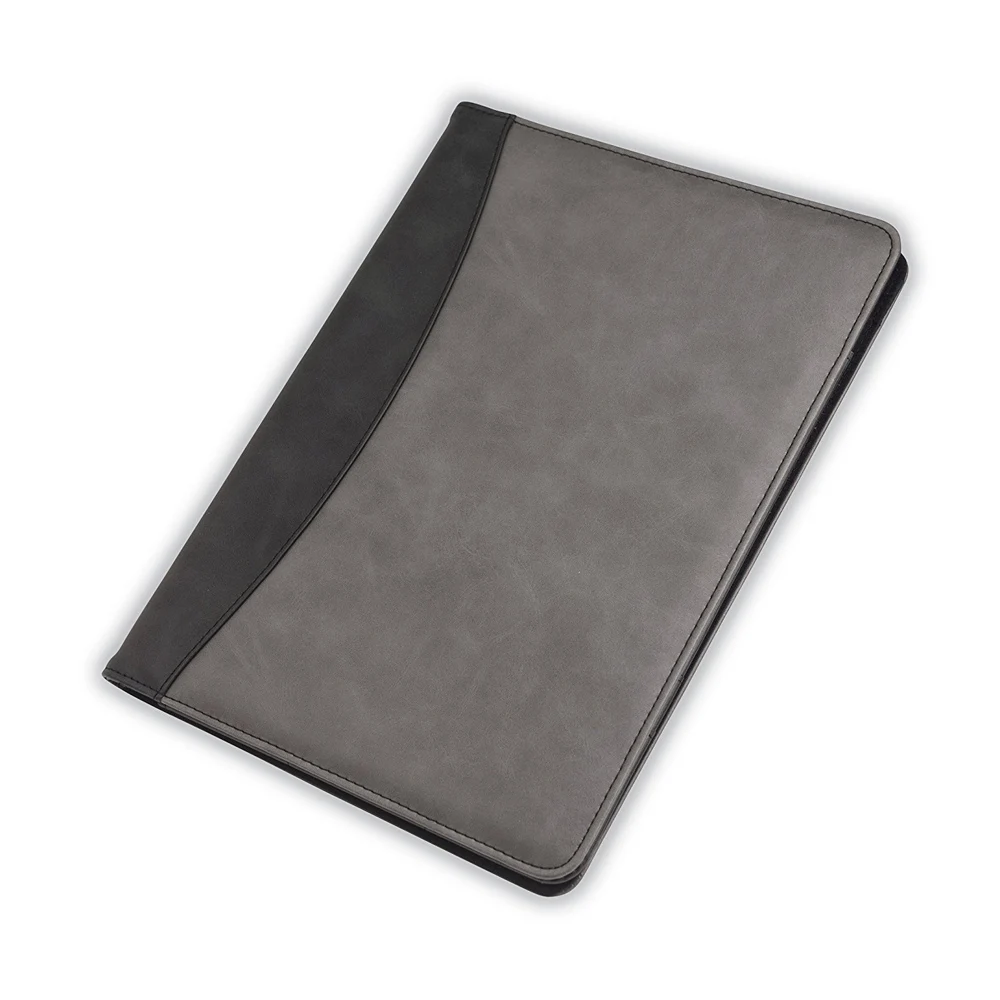 Two Tone PU Leather Padfolio Resume Portfolio / Business Portfolio & PU Leather Organizer Folder  With Writing Pad 