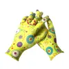 ZMSAFETY Girl Water Resistant With Nitrile PalmWeeding Garden Gloves