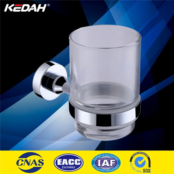 
bathroom wall mount stainless steel single glass cup electric toothbrush holder 