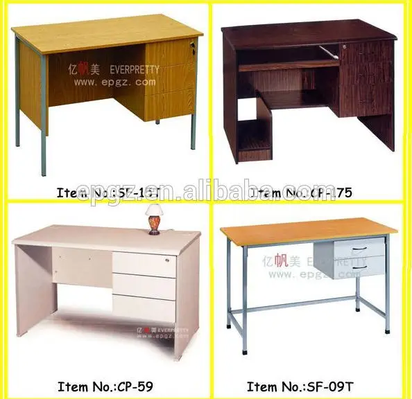 Cheap Wood Mdf Computer Desk,Second Hand School Furniture,Used School