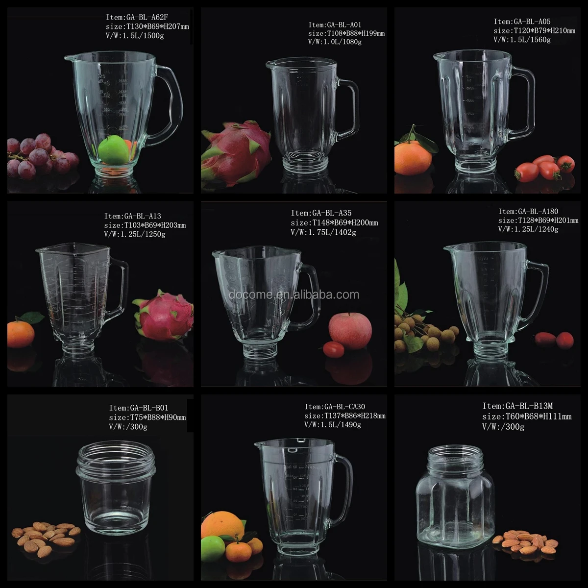 glass blender jar
