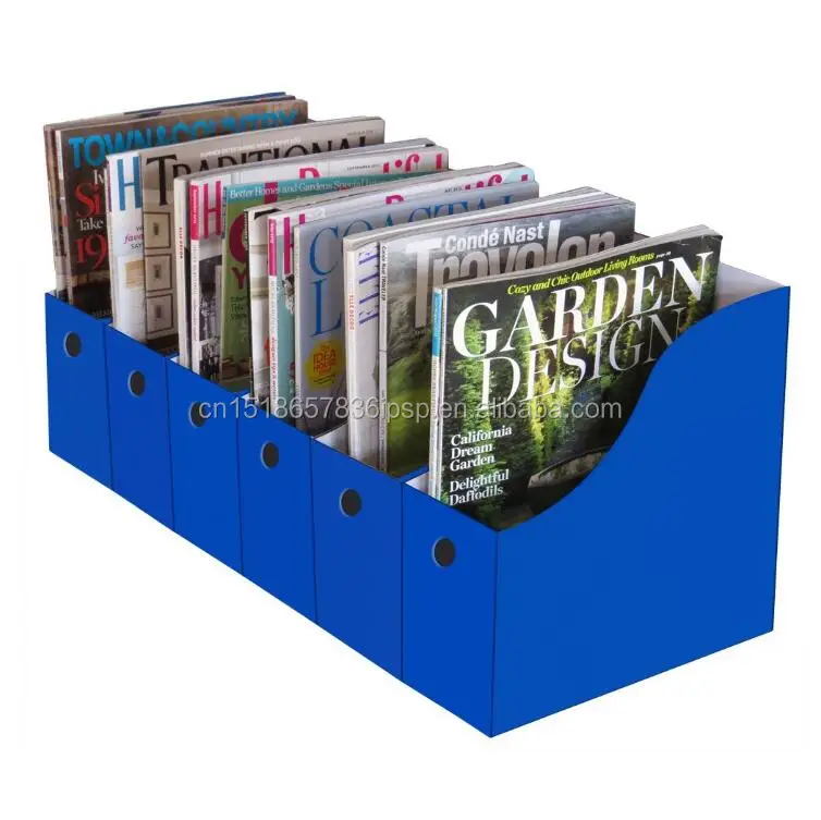 
OEM factory china manufacturer Kraft Paper magazine file holder 