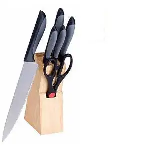 Durant 7-piece Chef's Cutlery Block Set crafted from high-quality aluminum for strength and durability