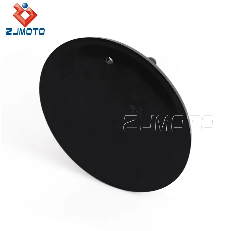 Universal Black Motorcycle Kickstand Pad Puck For Harley Honda Kawasaki