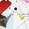 Decorative beauty DIY mobile phone shell accessories Acrylic material smile face sunflower flower hanging clay mud ball tassel