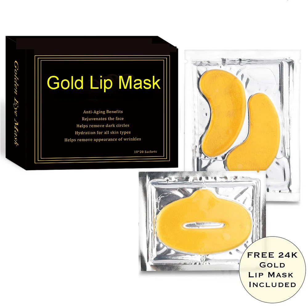 Lip Care Beauty 24k Gold Collagen Lip Mask Buy Gold Lip Mask,Collagen Lip Mask,Lip Mask
