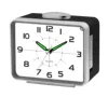 White hot sale snooze light quality creative luminous face bell alarm clock