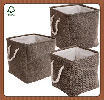Large Best Selling Fabric And Pvc Storage Basket Basket Of Dirty