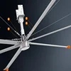Energy efficient super mute Large Ceiling Fan with permanent magnet motor diameter 4m for commercial area