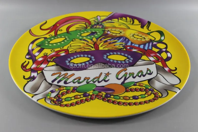 Custom Print Melamine Big Plate , Party Dishes