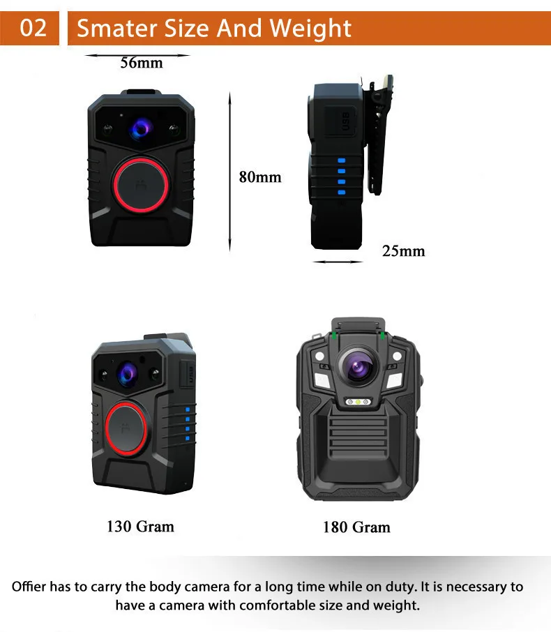 4g Mini Camera Body Worn Camera With Remote Control Body Camera With