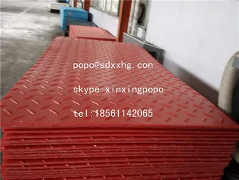 Hdpe Extruded Board Bog Mat Track Mat Road Way System Durable Anti