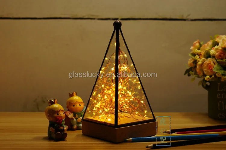 Decorative Glass Terrarium Lantern Creative Geometric Glass Terrarium