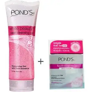 Buy New Set Pond Rsquo S White Beauty Pearl Cleansing Gel 100g Flawless White Dewy Rose Gel 50g In Cheap Price On M Alibaba Com