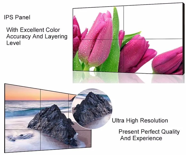 lcd video wall ips and resolution