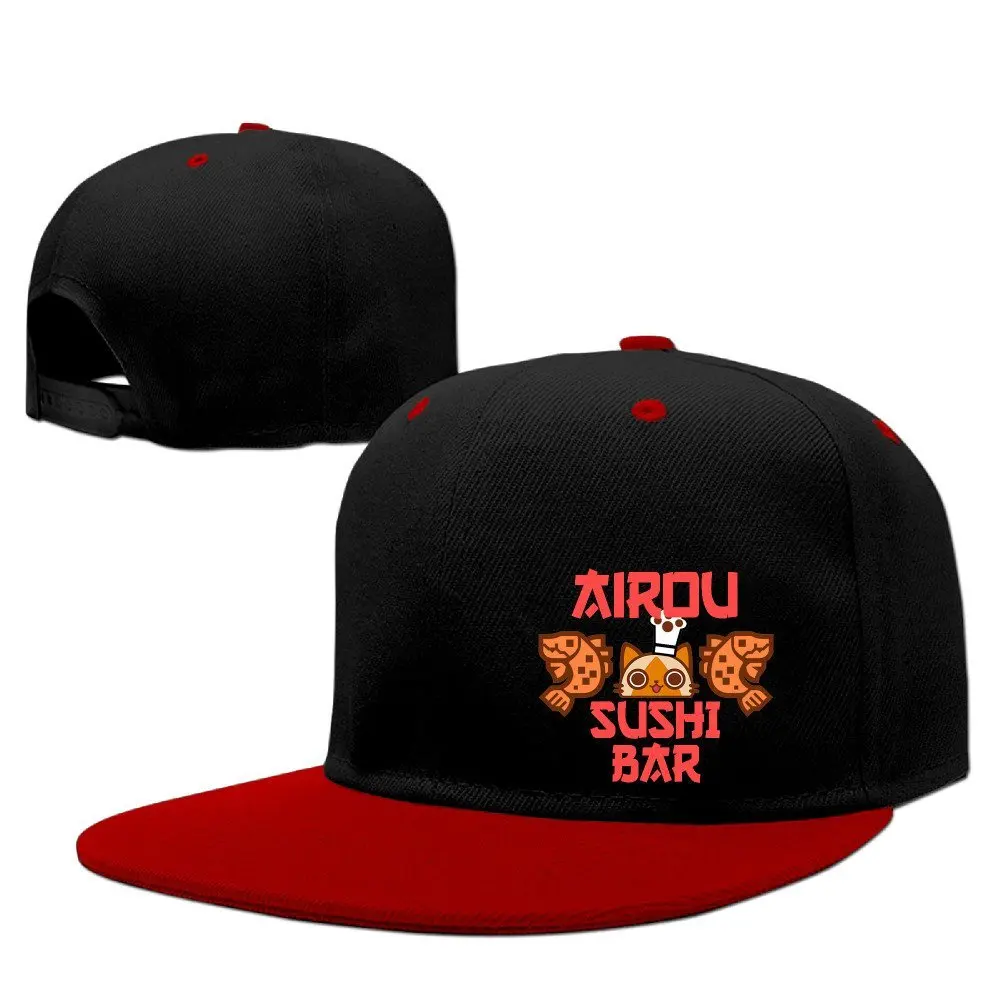 Velcro Cotton Baseball Caps Hat Airou Sushi Bar Monster Hunter