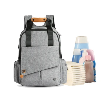 nappy bag grey