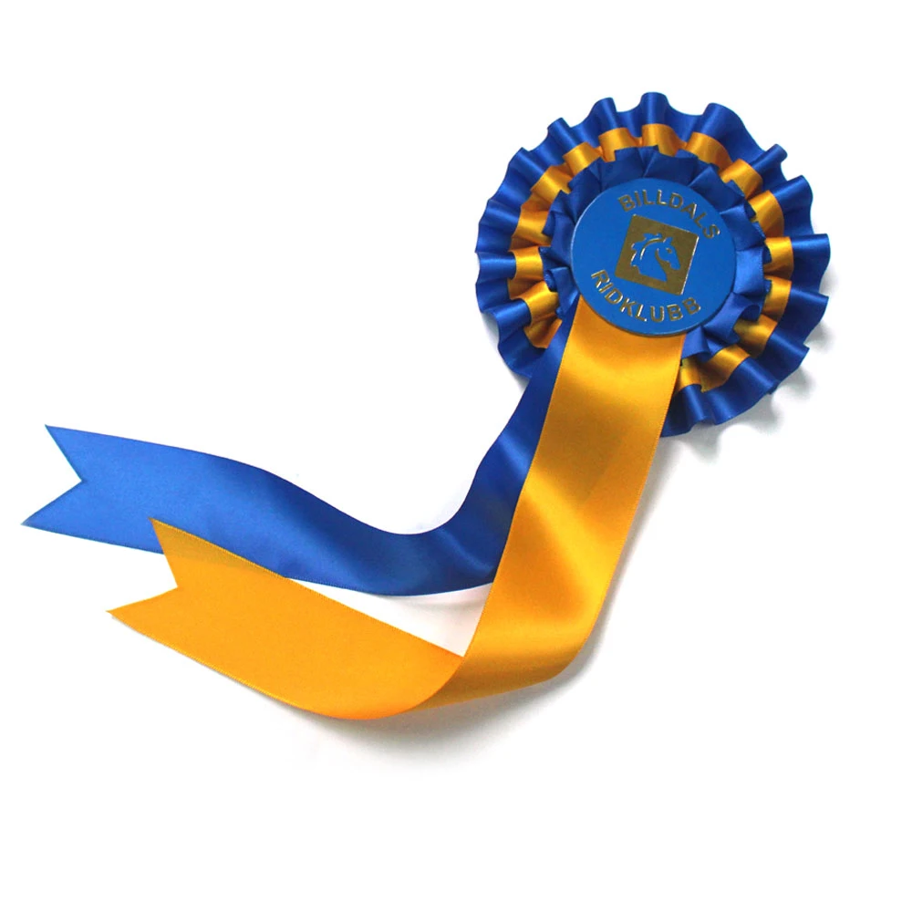 Custom 3 Layers Horse Award Ribbon Rosettes For Horse Competition Buy