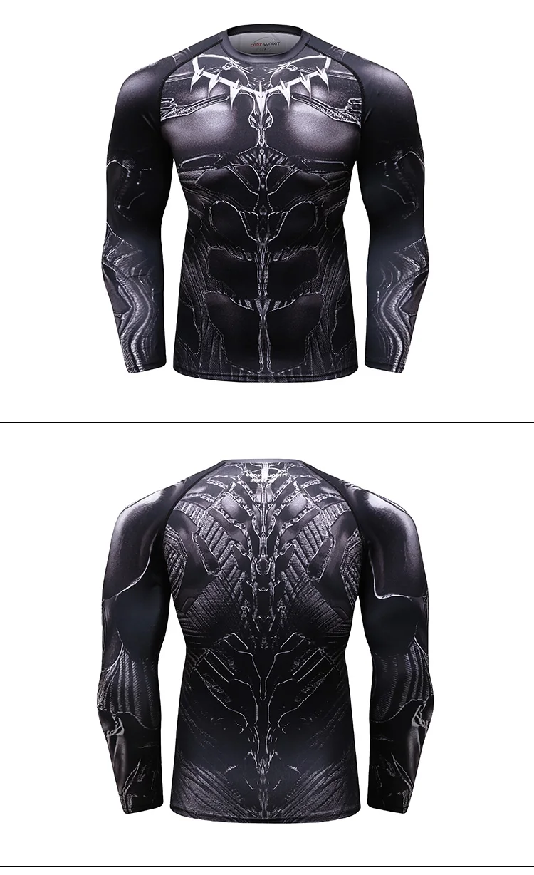 Black Panther Compression Shirt for Women (Long Sleeve)