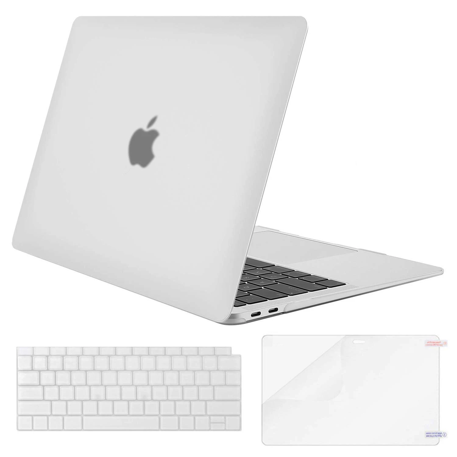 3pcs Bundle Mac Air Screen Protector And Keyboard Cover And Protective