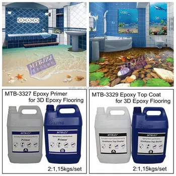 Waterproof Anti Slip Epoxy Resin 3d Floor Paint For Home Floor