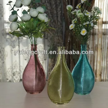 Glass Vase Decorate With Christmas Yf0577 - Buy Glass Vase Decorate