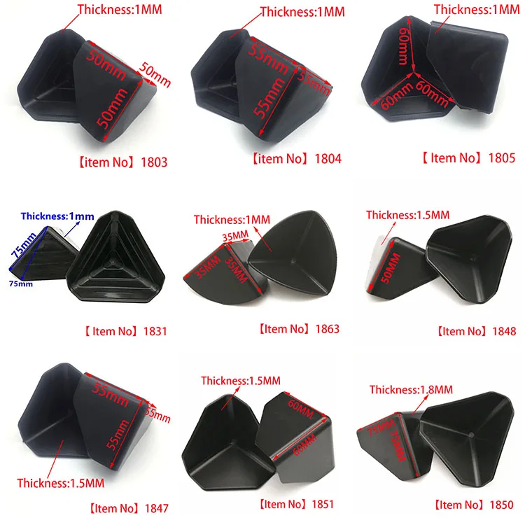 Plastic Angle Corner Carton Packaging Corner 60 Type Packaging Plastic