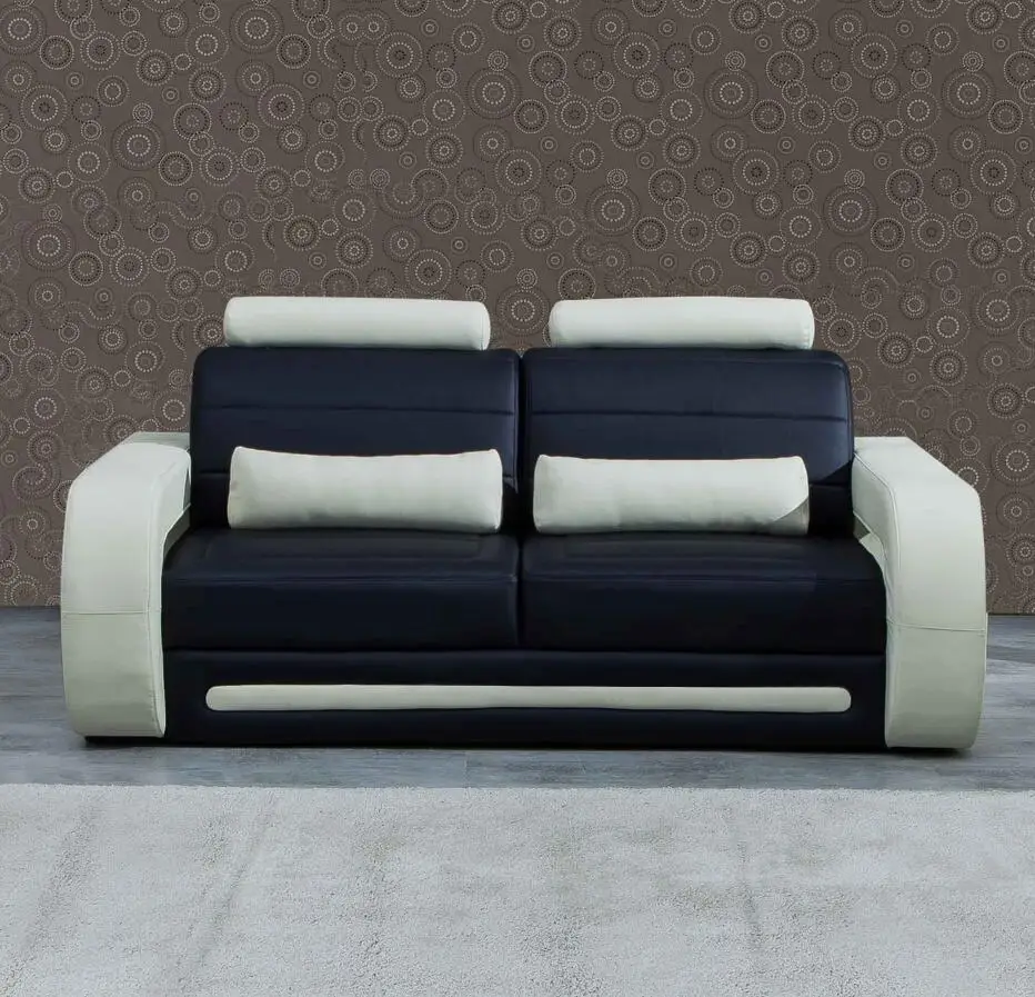 Genuine Leather Sofa Setwith Drawer Living Room Furniture Buy Sofa
