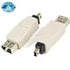 USB type 1394 4P male to 6P female adapter