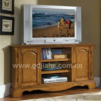 2014 Walnut Corner Media Tv Cabinet With Double Doors Walnut