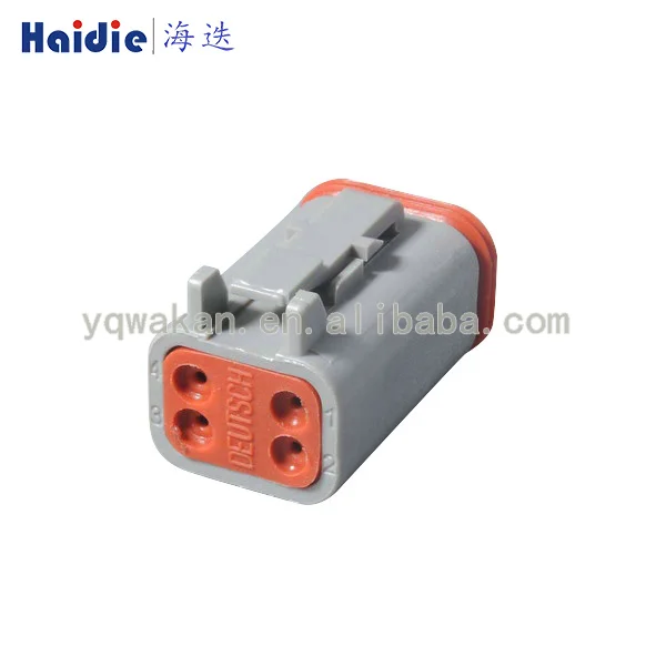 Haidie 4 Ways Female Auto Socket Deutsch DT auto connectors and 4 pin connector DT06-4S