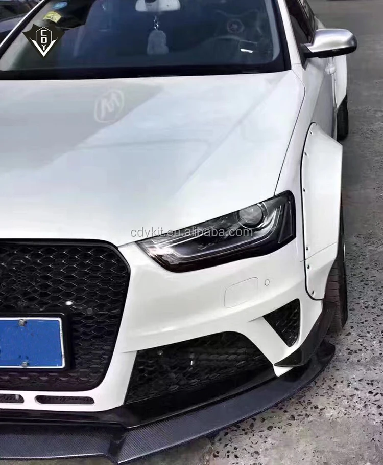 A4 body kits MB wide body kits carbon fiber for Audi A4 B9/RS4