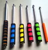 1.2m/ 1.6m /2m /2.5m Tour Guid Stainless Steel Telescopic Hand Held Flagpole with Snap Clip