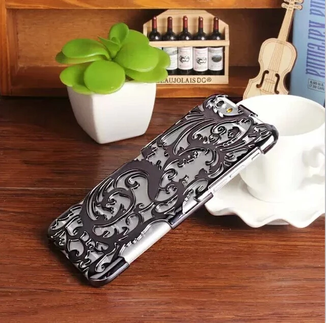 Newest Hot selling Metal hollow out shell cover for Samsung Galaxy note 5 edge pierced case