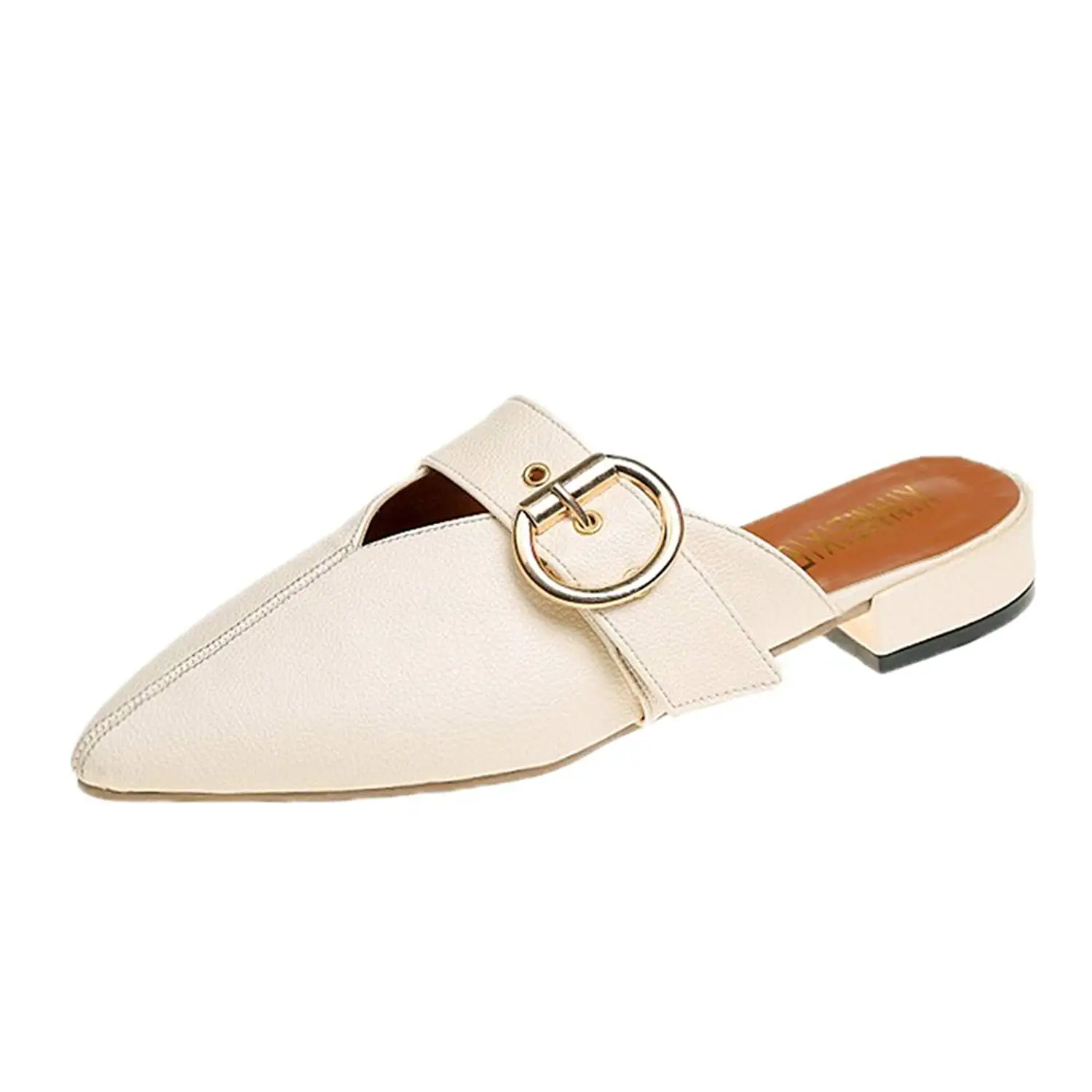 flat heel mules