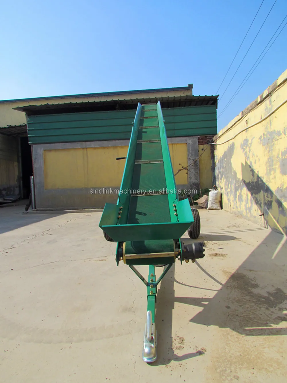 6.5hp Gasoline Engine Firewood Elevator Wood Conveyor Belt - Buy ...