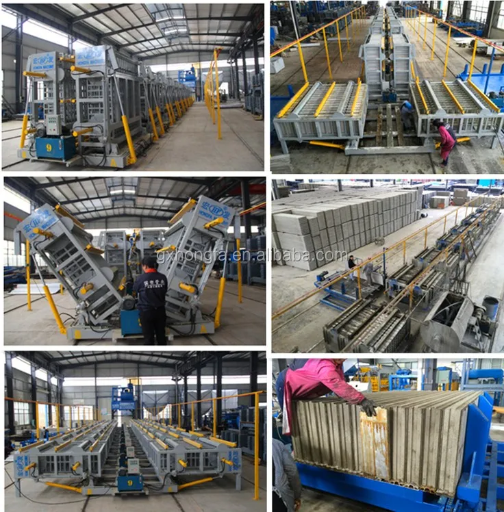 thermal insulation eps insert wall plastering machine concrete block making machine