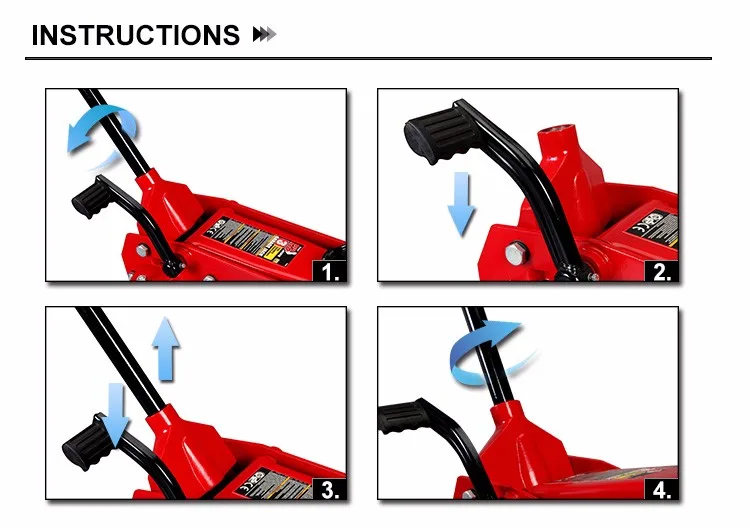 Tongrun 3.5 Ton Professional Floor Jack ,Quick lift with Foot pedal T83502