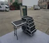 makeup case with drawers flight case moving head road flight case with wheels