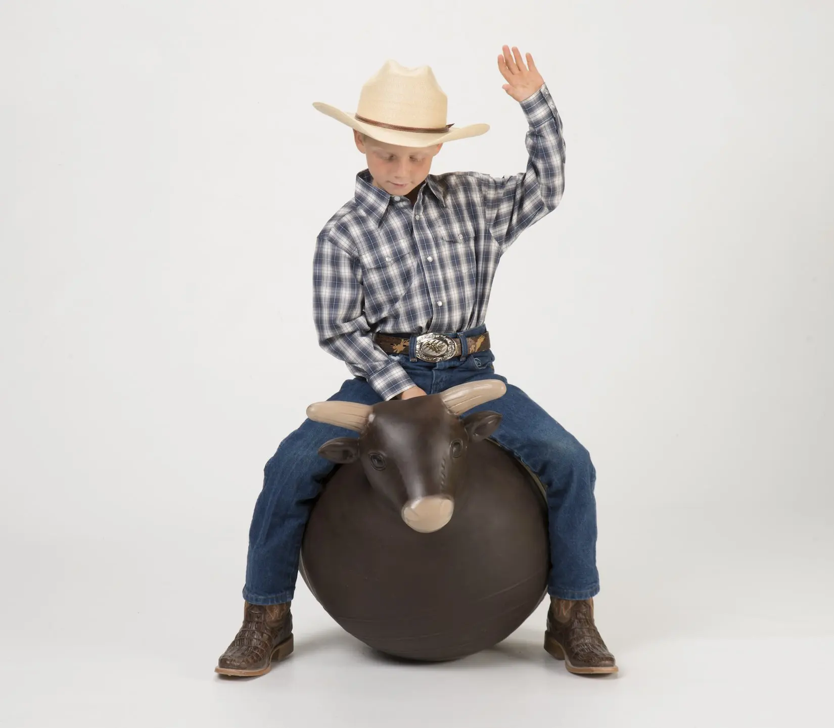 Big Country Toys Bouncy Bull - Kids Hopper Toys - Bull Riding & Rodeo T...