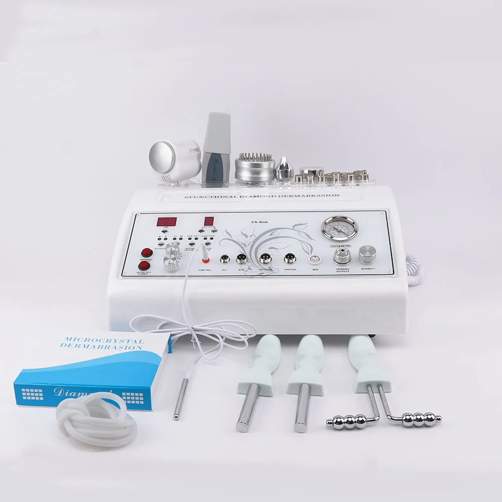 Multi-functional beauty equipment diamond 7 in 1 microdermabrasion machine diamond