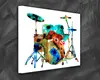 Music Drum Pop Canvas Art Prints