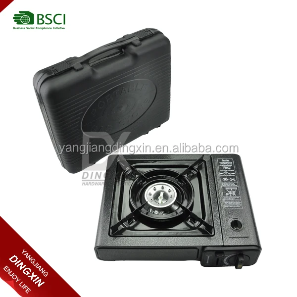 portable mini single butane gas stove with case