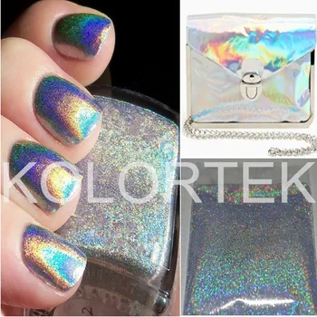 Holographic Mica Rainbow Pigment Manufacturer Nail Holographic Mica Rainbow Pigment Manufacturer Nail Powder