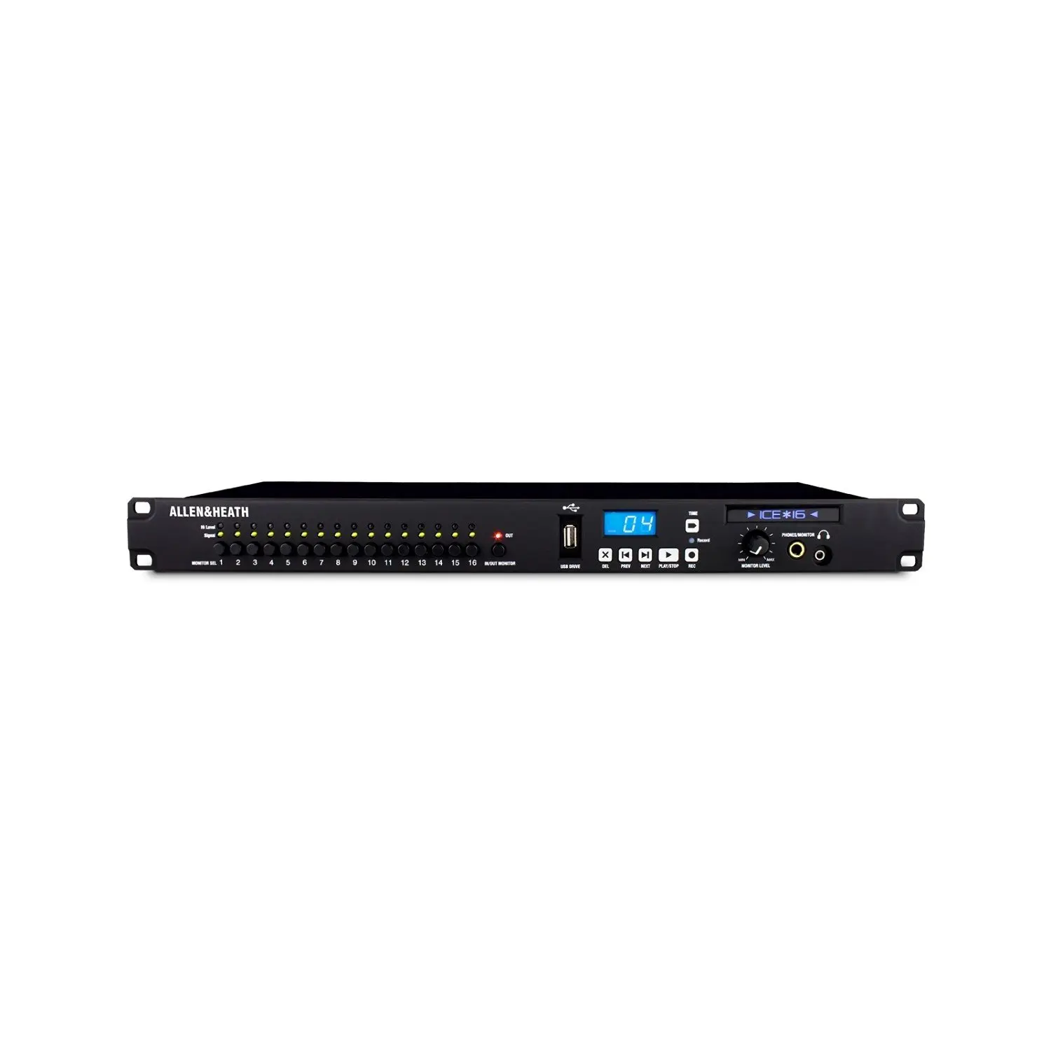 Allen & Heath ICE-16 | 16 Channel 1/4 Inch Input RCA Output Hybrid Firewire USB Multi Track Recorder